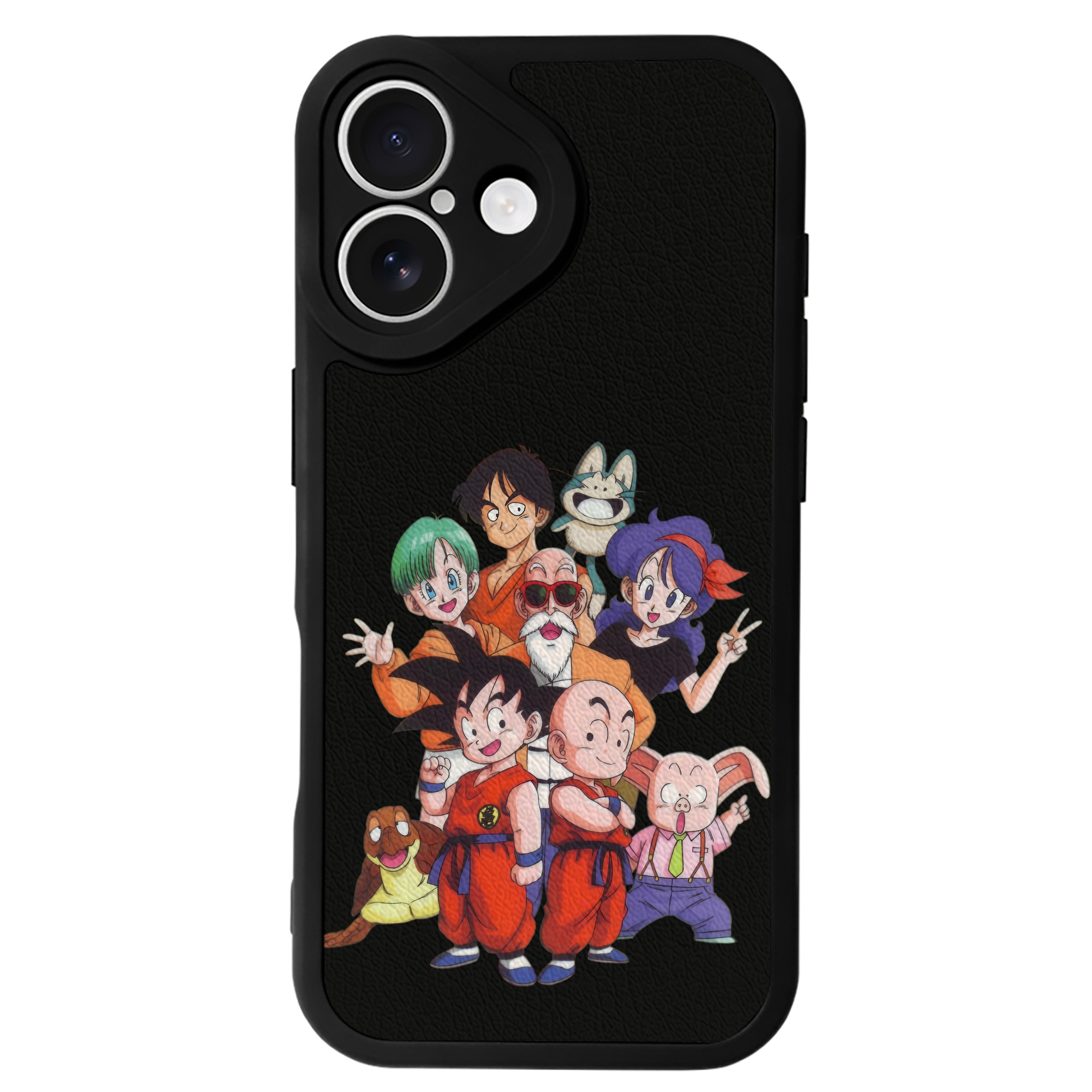 ドラゴンボール DRAGON BALL 【iPhone 16シリーズ対応】シリコンスマホケース（レザー調） 材質：シリコン